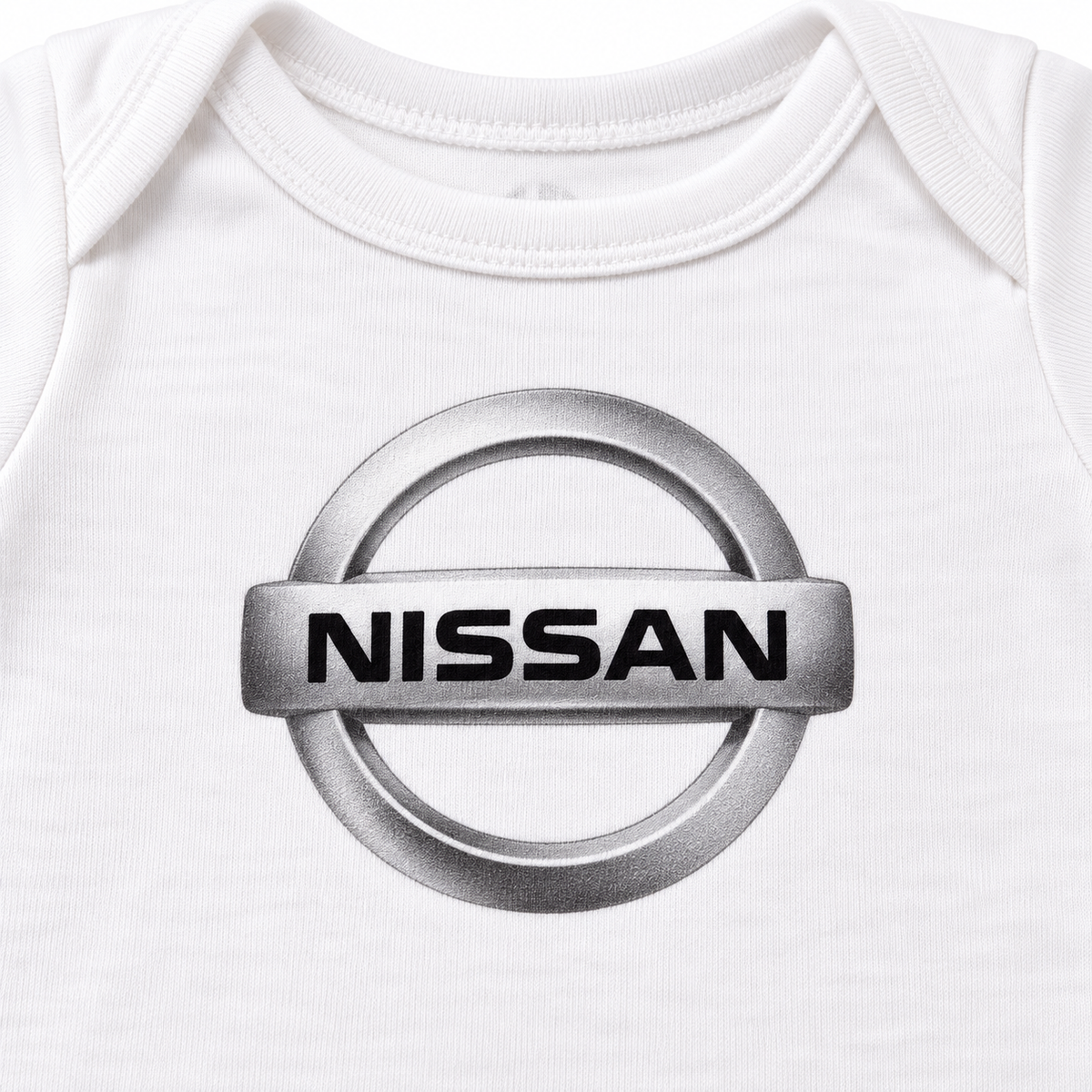 Nissan Baby Romper Print detail | Color: White |