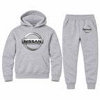 Nissan youth hoodie jogger set, Sports Grey, Youth Large ages 10–12