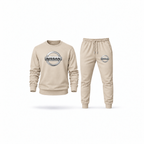 Men's Nissan Sweatshirt Joggers Set | Color: Tan | Main