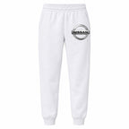 Nissan youth jogger sweatpants in White, Youth Large ages 10–12