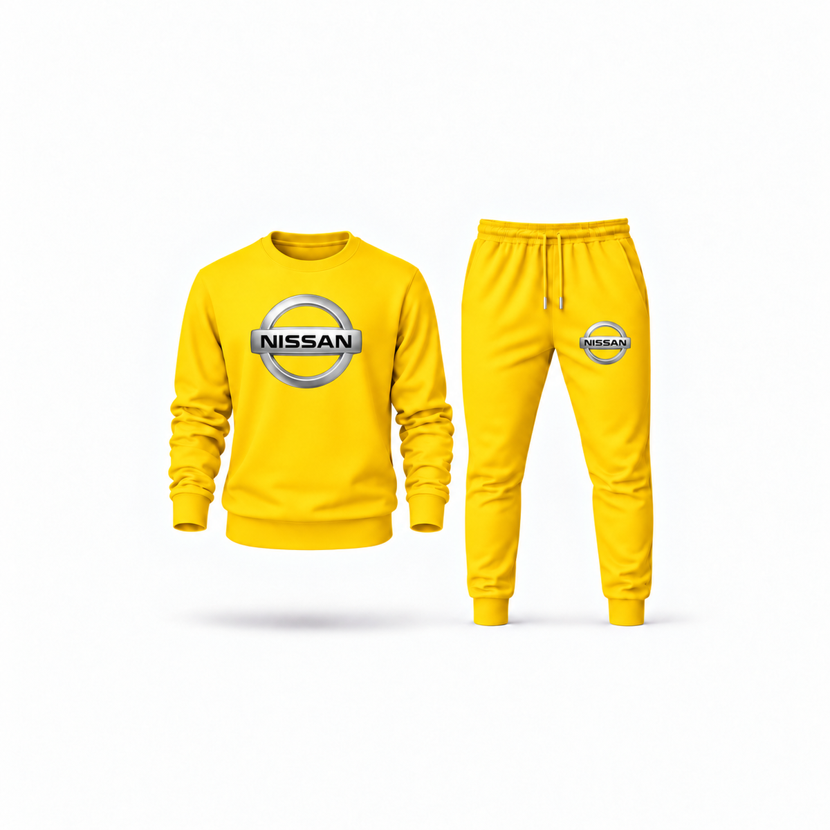Men's Nissan Sweatshirt Joggers Set | Color: Yellow | Main