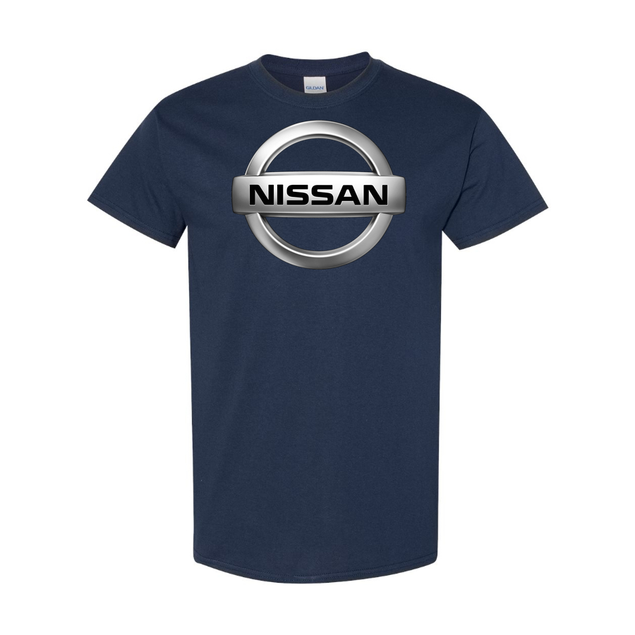 Youth Kids Nissan Car Cotton T-Shirt | Color: Navy | Main