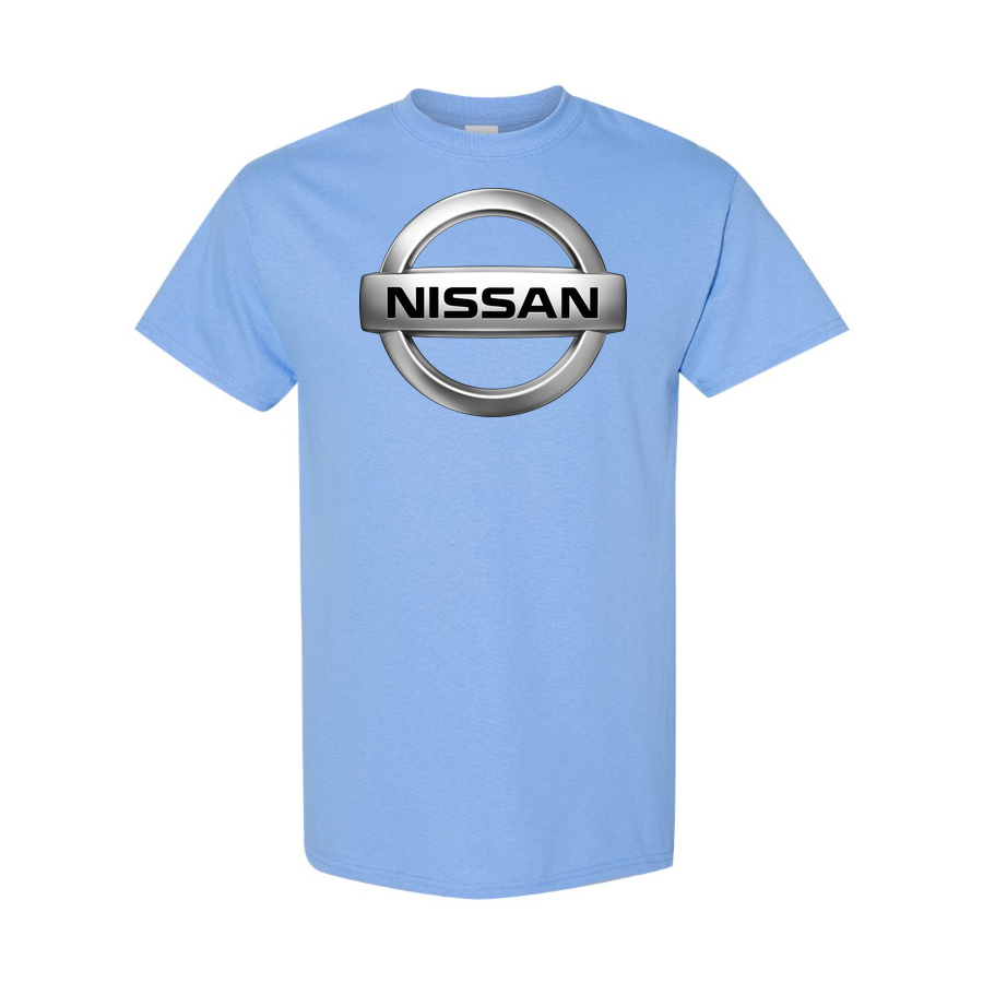 Youth Kids Nissan Car Cotton T-Shirt | Color: Sky Blue | Main