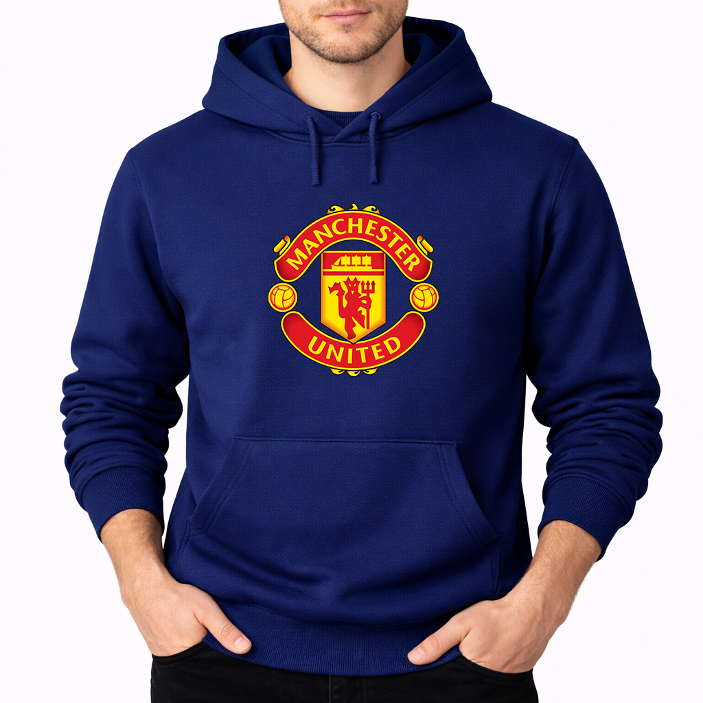Men’s Manchester United Soccer Pullover Hoodie