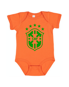 Baby Brazil Soccer Romper Onesie