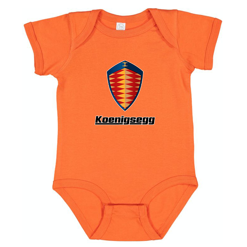 Koenigsegg Car Baby Romper Onesie