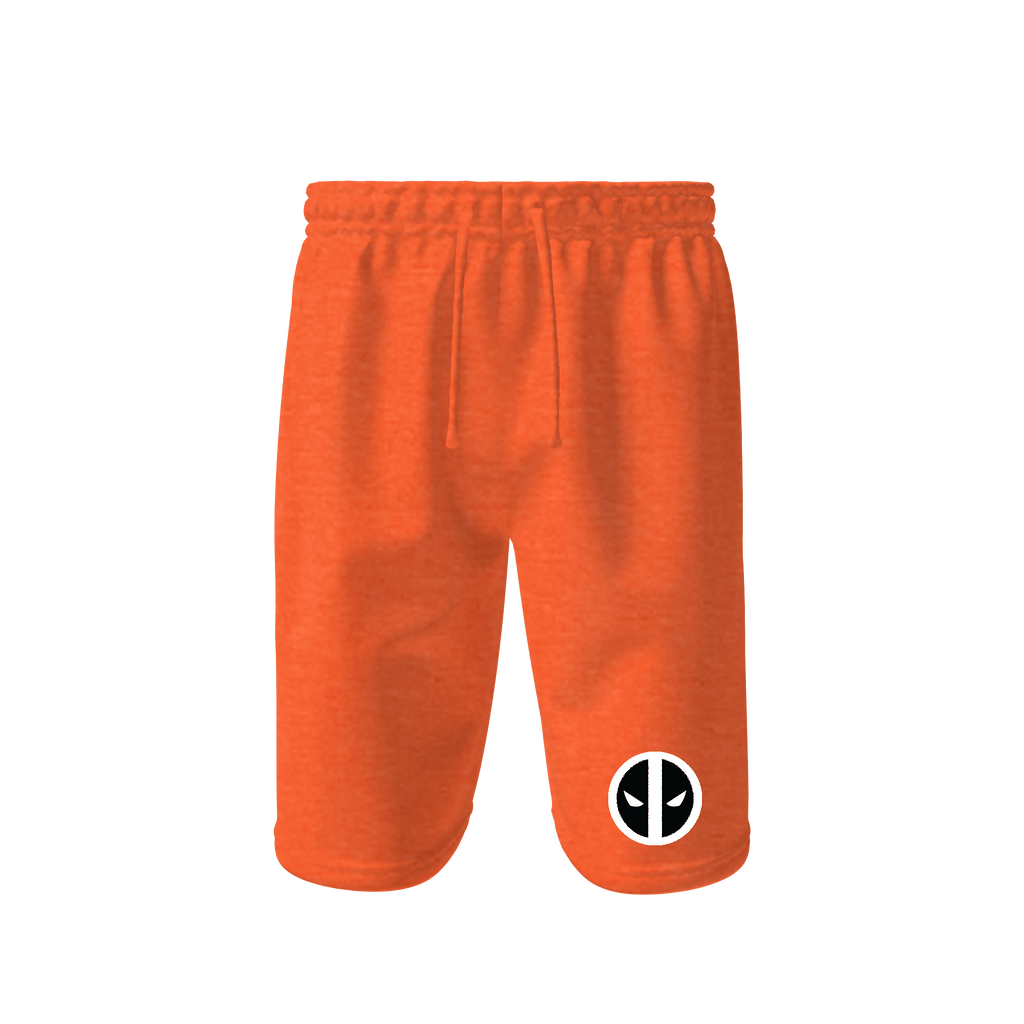 Men's Deadpool Marvel Superhero Athletic Fleece Shorts