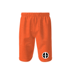 Men's Deadpool Marvel Superhero Athletic Fleece Shorts