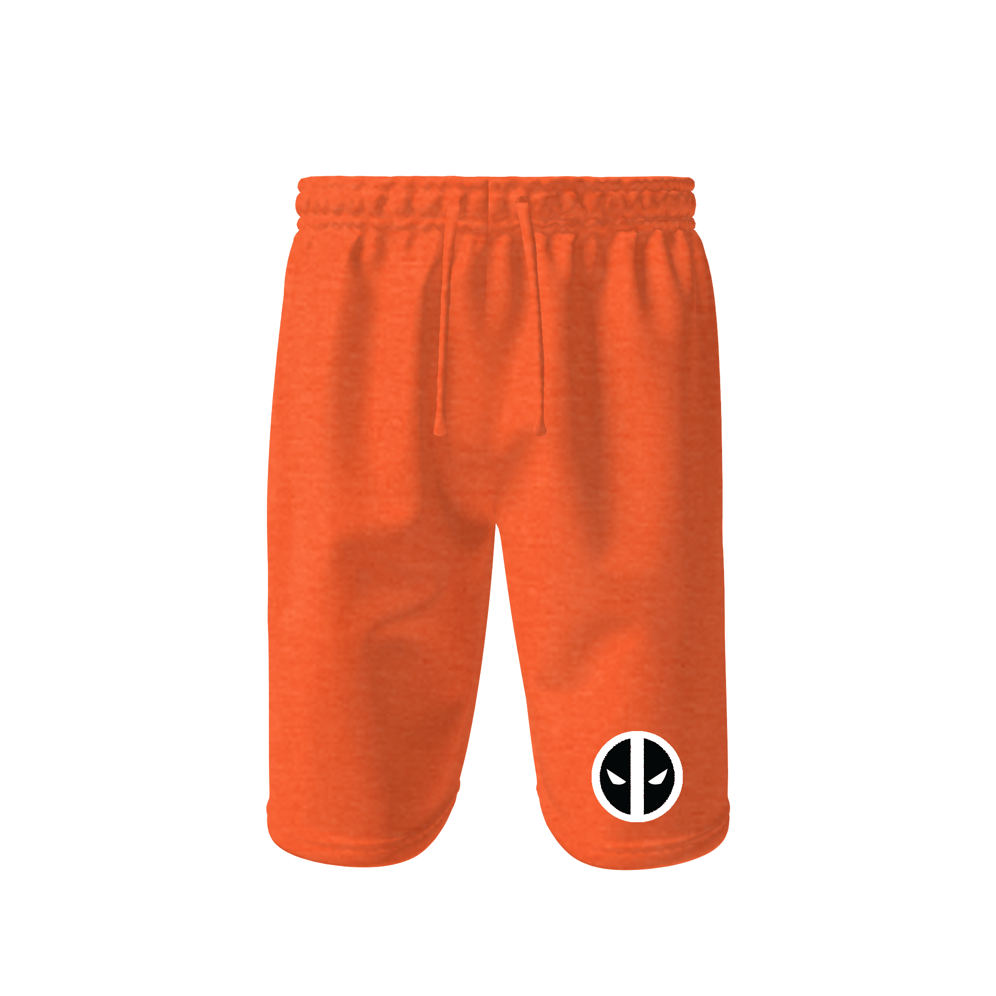 Men's Deadpool Marvel Superhero Athletic Fleece Shorts