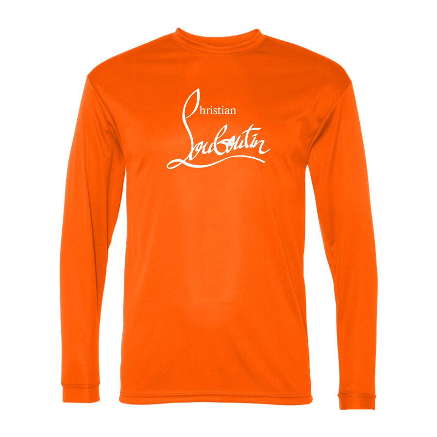 Men's Christian Louboutin Polyester Long Sleeve T-Shirt