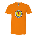 Men’s Scotland National Soccer Team - BELLA + CANVAS - Jersey V-Neck Tee - 3005