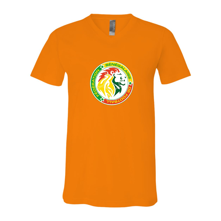 Men’s  Senegal National Soccer Team copy - BELLA + CANVAS - Jersey V-Neck Tee - 3005