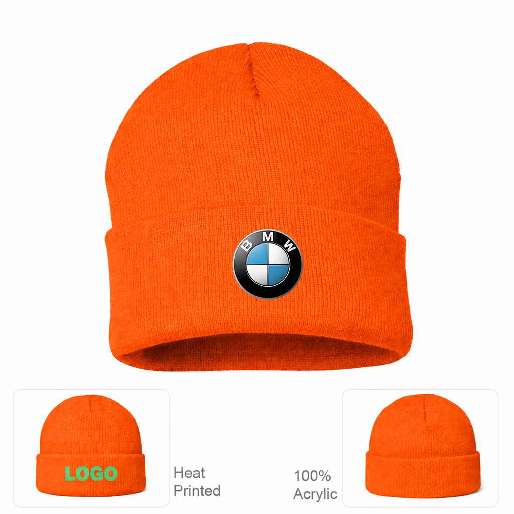 BMW Motorsports Car Cuffed Beanie Hat