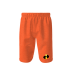 Men's The Incredibles Cartoon Athletic Fleece Shorts
