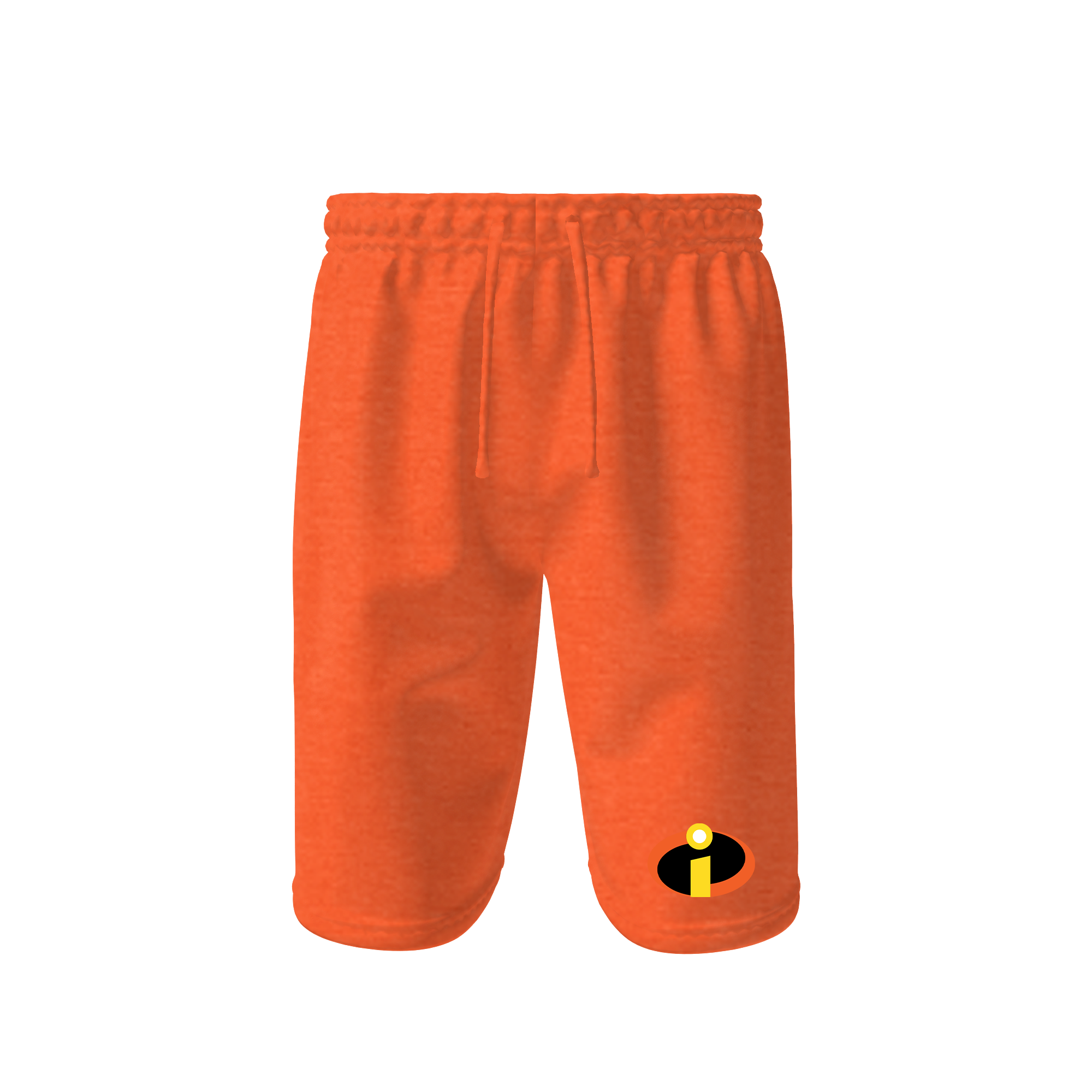 Men's The Incredibles Cartoon Athletic Fleece Shorts