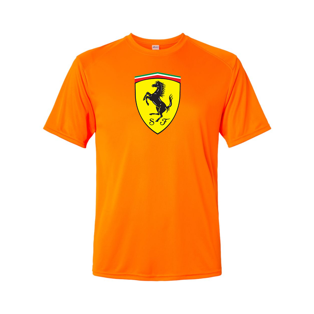 Men’s Ferrari Motorsport Car Polyester T-Shirt