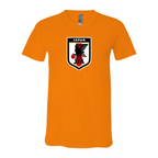 Men’s Japan National Soccer Team - BELLA + CANVAS - Jersey V-Neck Tee - 3005