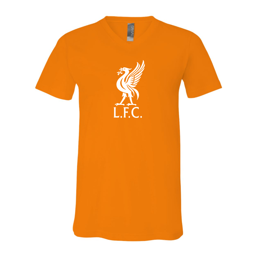 Men’s  Liverpool L.F.C Soccer  - BELLA + CANVAS - Jersey V-Neck Tee - 3005