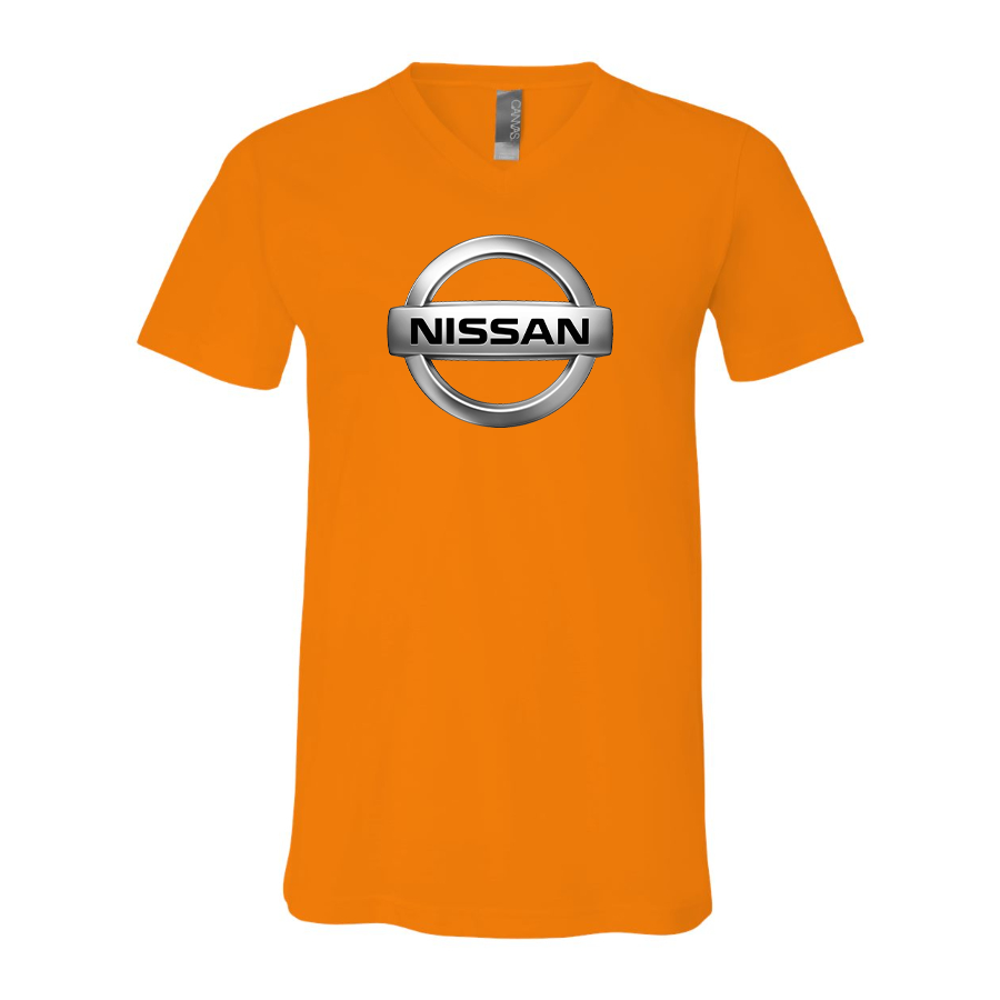 Men’s Nissan Car - BELLA + CANVAS - Jersey V-Neck Tee - 3005