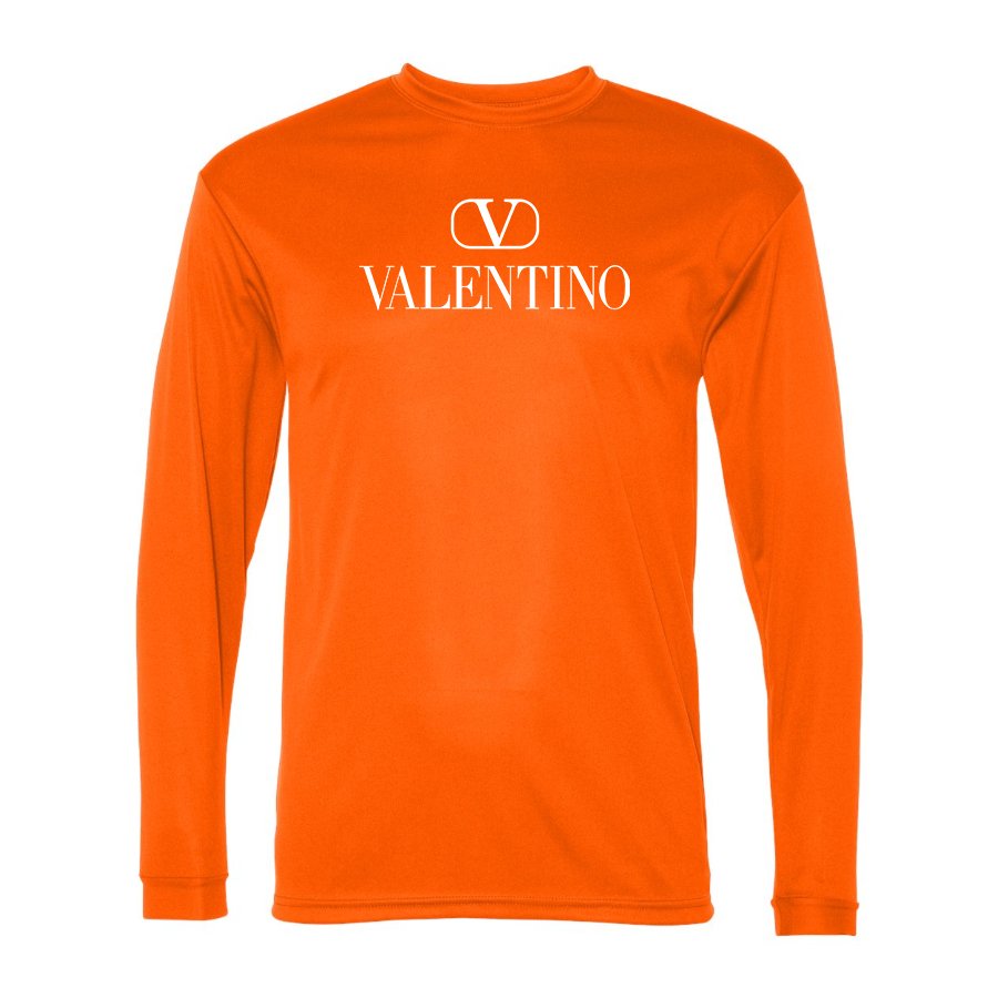 Men's Valentino Polyester Long Sleeve T-Shirt