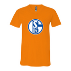 Men’s  Schalke 04 FC - BELLA + CANVAS - Jersey V-Neck Tee - 3005