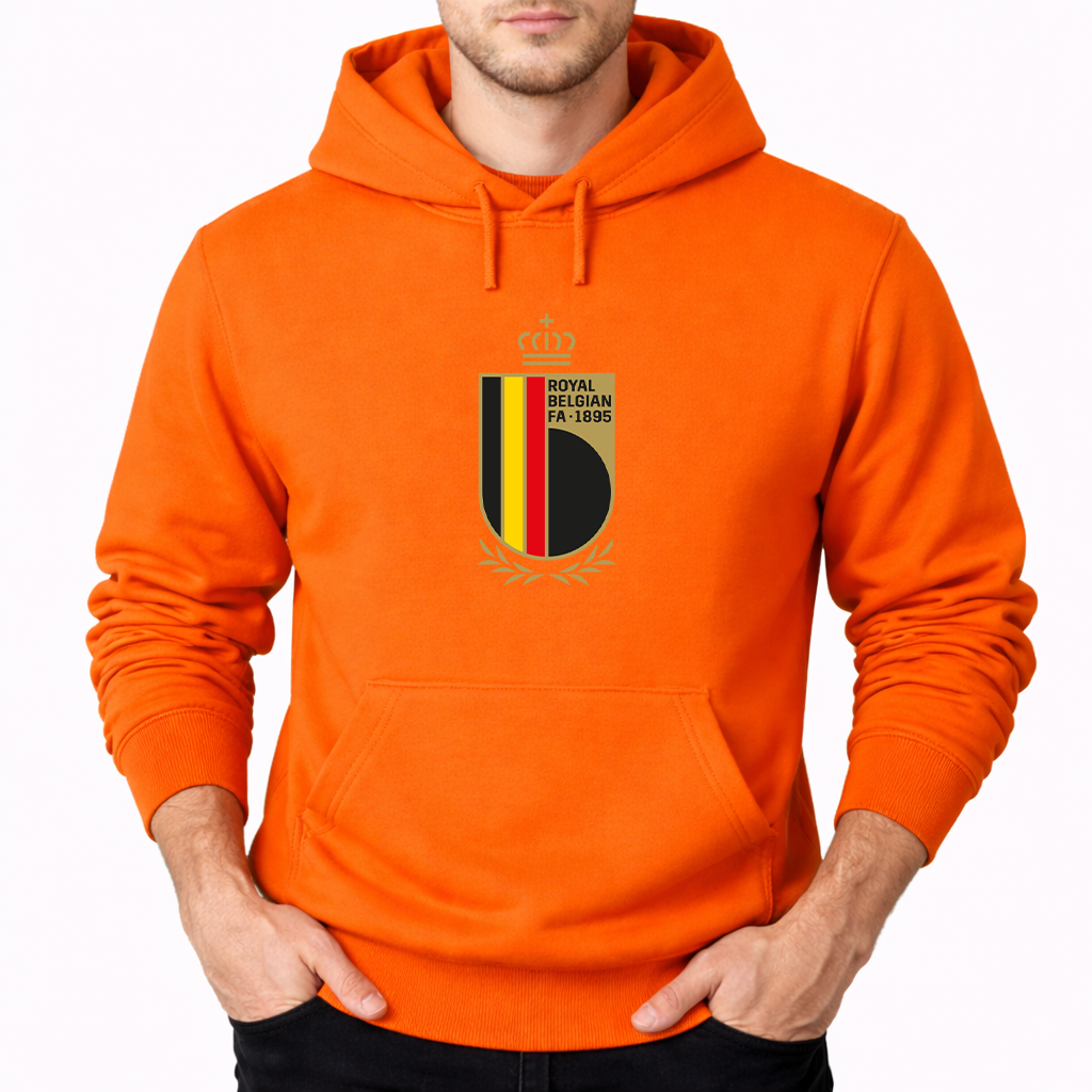 Men's Belgium National Soccer Team Pullover Hoodie