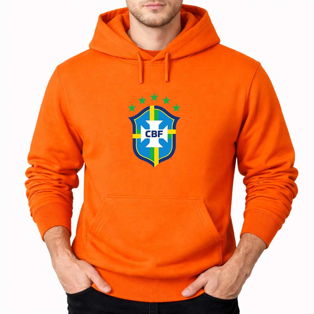 Men's Brazil National Soccer Team Pullover Hoodie