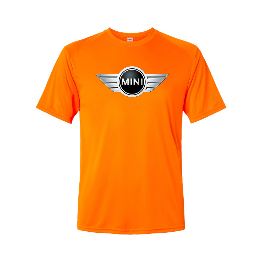 Youth Kids Mini Cooper Car Polyester T-Shirt