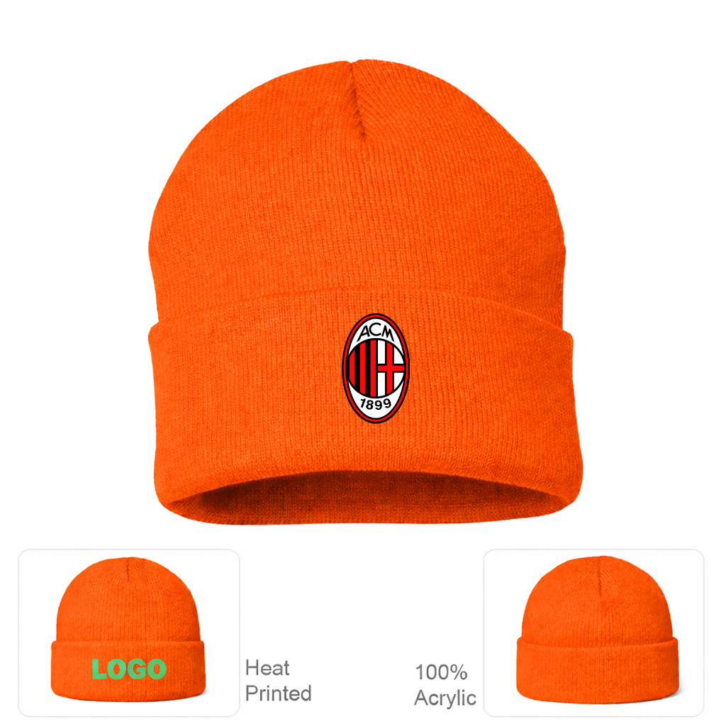 AC Milan Soccer Beanie Hat