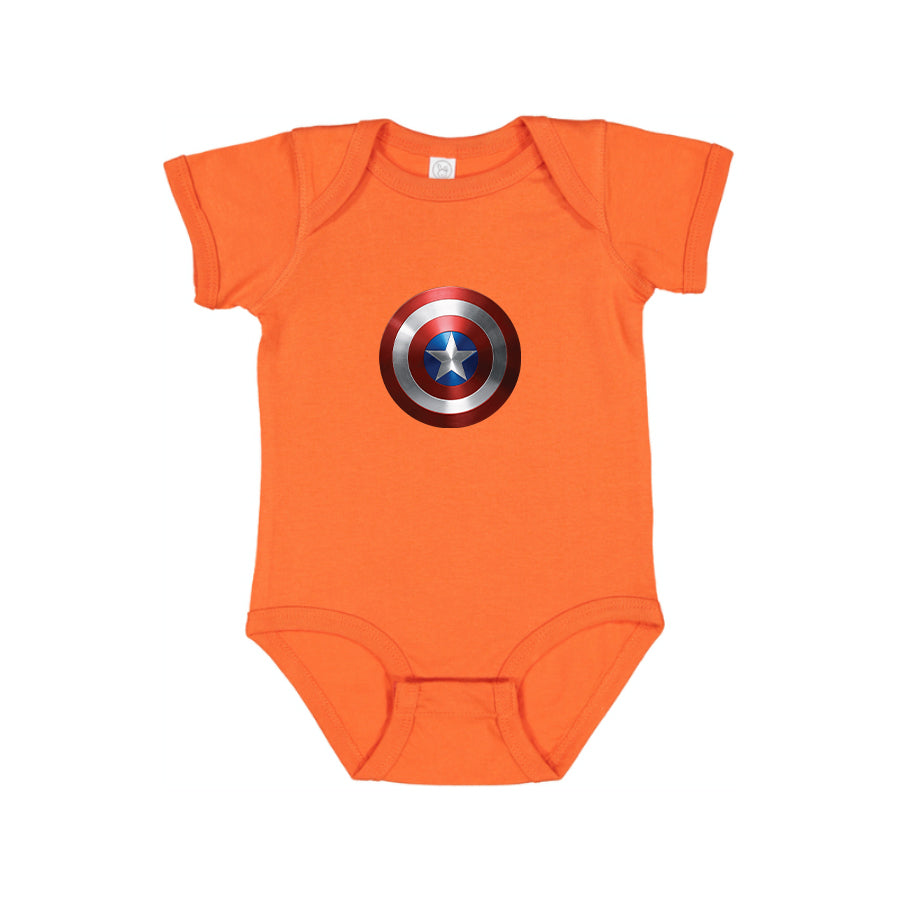 Captain America Superhero Baby Romper Onesie