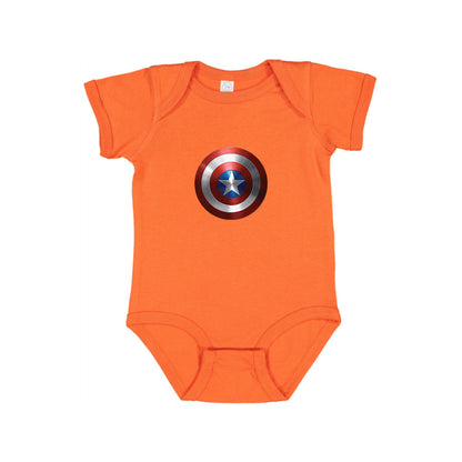Captain America Superhero Baby Romper Onesie