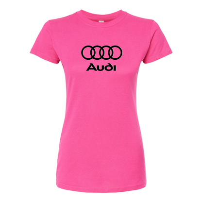 Women’s Audi Motorsports Car Round Neck T-Shirt