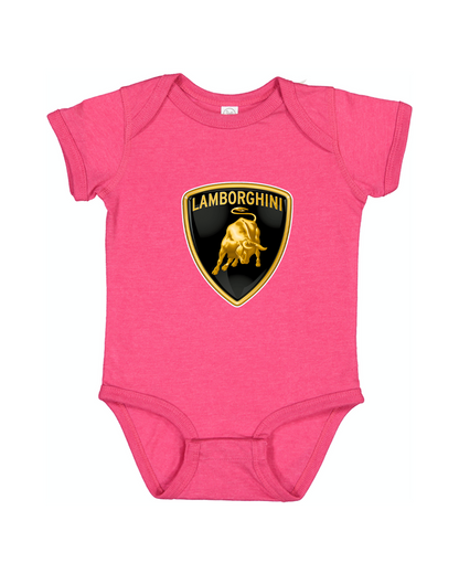 Lamborghini Car Baby Romper Onesie