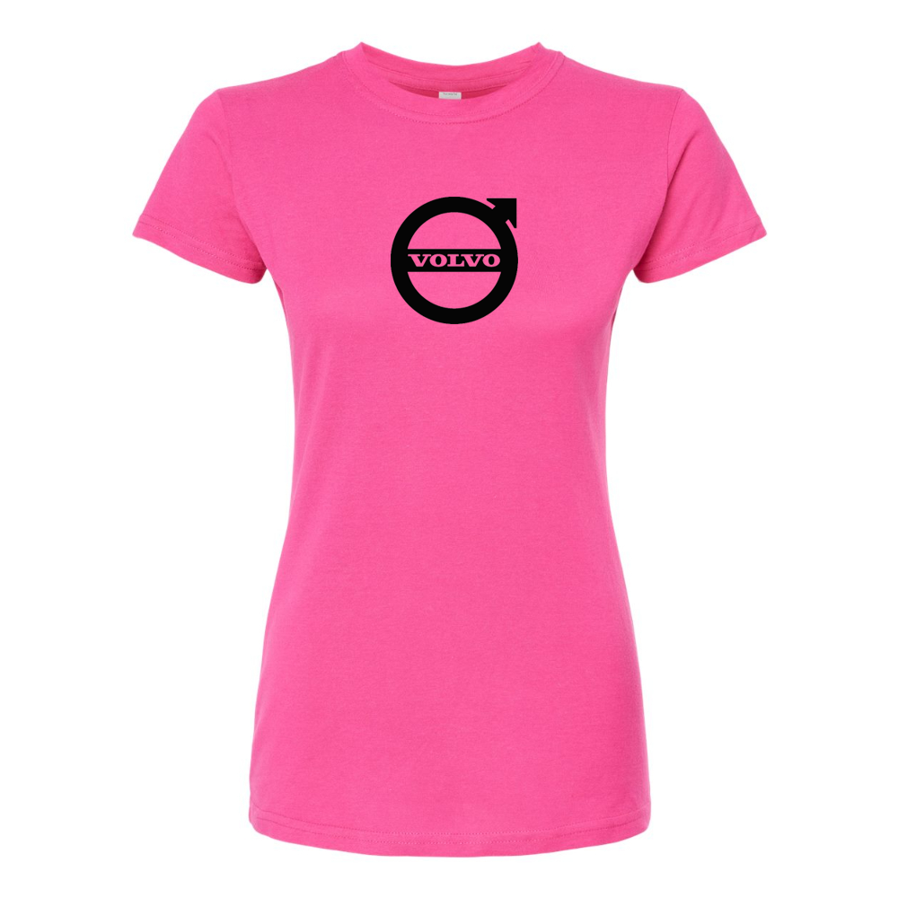 Women’s Volvo Car Round Neck T-Shirt