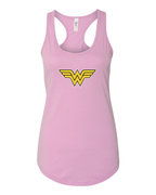 Women's Wonder Woman Superhero Racerback Tank Top