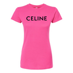Women's Celine Round Neck T-Shirt