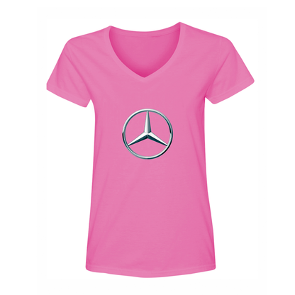 Women's Mercedes-Benz New Car V-Neck T-Shirt