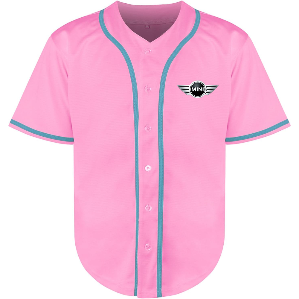 Men’s Mini Cooper Car Baseball Jersey