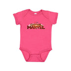 Captain Marvel Superhero  Baby Romper Onesie