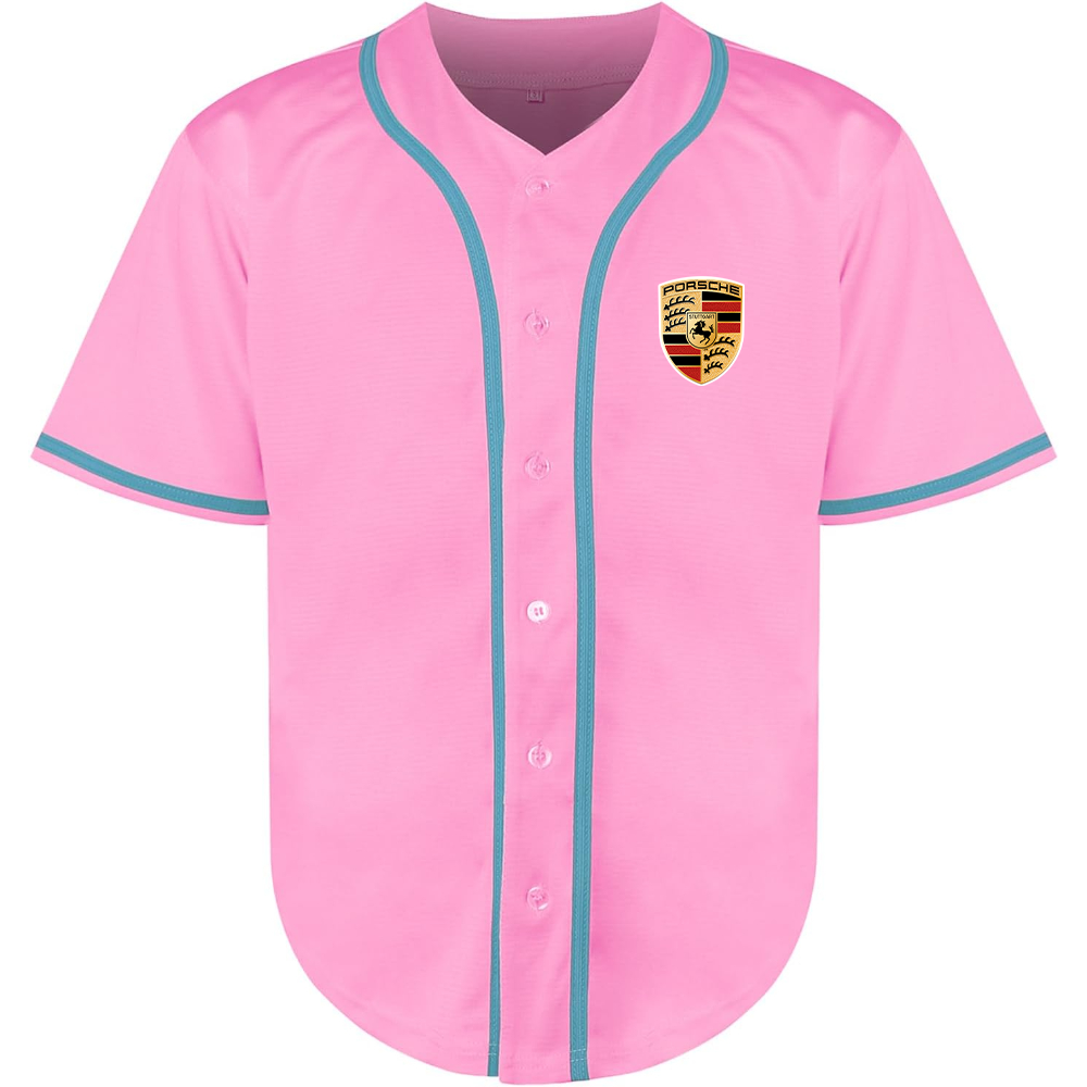 Men’s Porsche Car Baseball Jersey