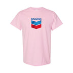 Men's Chevron Gas Station  Cotton T-Shirt