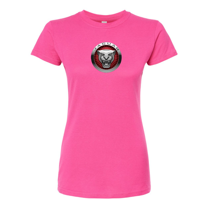 Women’s Jaguar Motorsport Car Round Neck T-Shirt