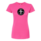 Women’s Ford Mustang Motorsport Car Round Neck T-Shirt