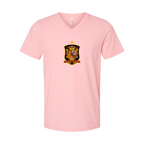 Men’s Spain National Soccer Team - BELLA + CANVAS - Jersey V-Neck Tee - 3005