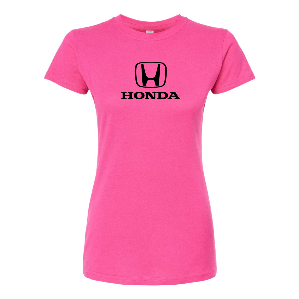 Women’s Honda Motorsport Car Round Neck T-Shirt