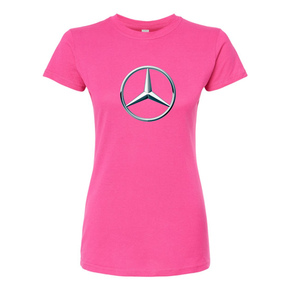 Women's Mercedes-Benz New Car Round Neck T-Shirt