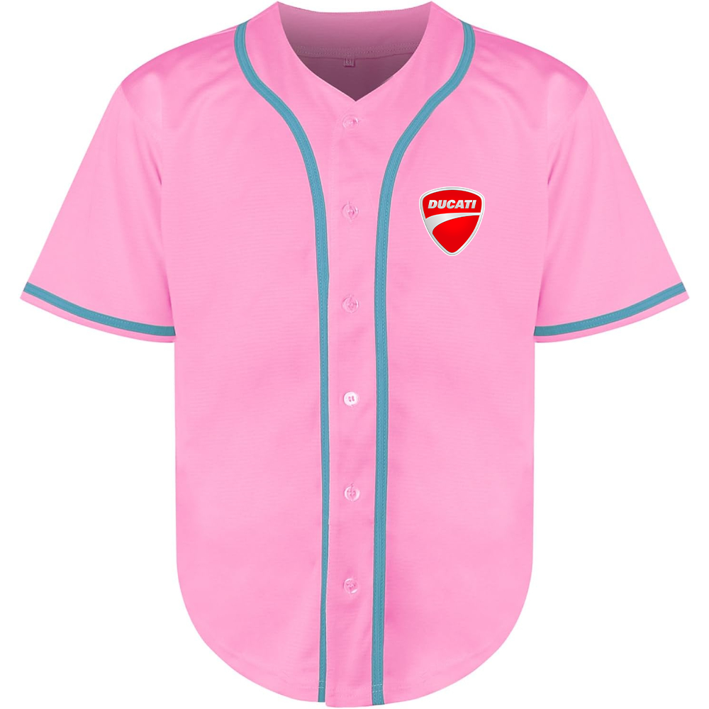 Men’s Ducati Motorcycle Baseball Jersey