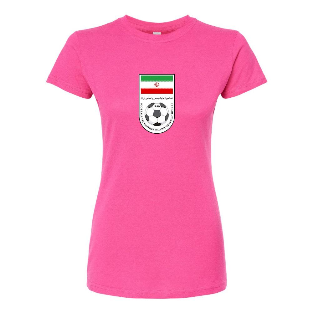 Women’s Iran National Soccer Team Round Neck T-Shirt