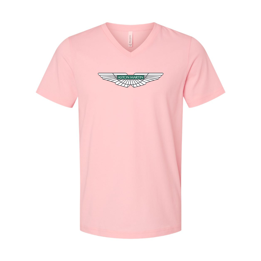 Men’s Aston Martin Car - BELLA + CANVAS - Jersey V-Neck Tee - 3005