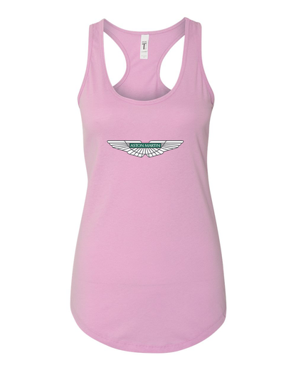 Women's Aston Martin Motorsports Car Racerback Tank Top